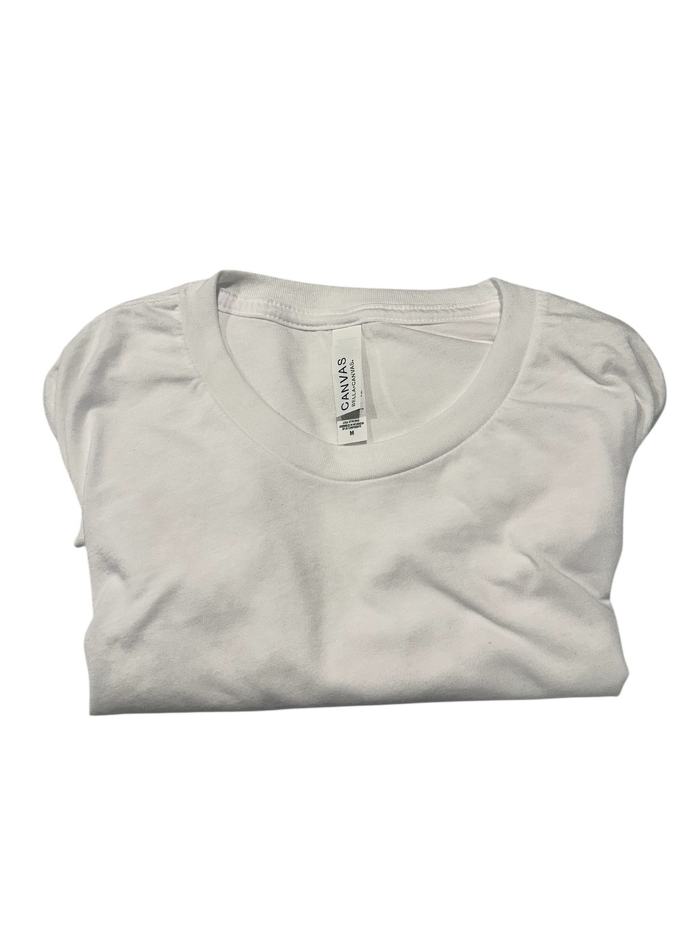 Bella Canvas White Crew Tee